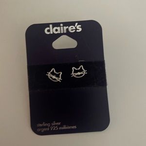 Brand New Claire’s Cat Earrings